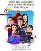 Caricatura, desenho avó, vovó, netos, filhos, rainha, coroada, trono, centenária, sentada, família, realeza, poderosa, fiel, caprichada, idêntica, igual a foto - Thumbnail 1