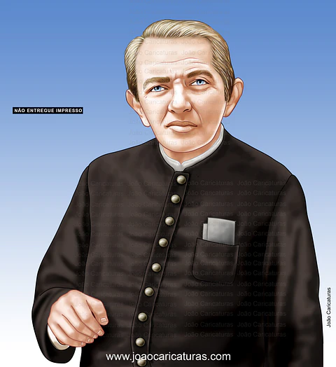 Caricatura, desenho,  Padre Cícero, Cícero Romão Batista, sacerdote, Padim Ciço, católico,romaria, igreja, religioso,fiéis, alta, resolução,juazeiro,homenagem, serra do catolé, colina do Horto    