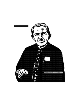 caricatura-desenho-padre-cicero-cicero-romao-batista-sacerdote-padim-cico-catolico-padroeiro-santo-juazeiro-do-norte-serra-do-catole-fieis-romaria-religioso-Corel-vetorial-vetor-imagem-preto-cordel