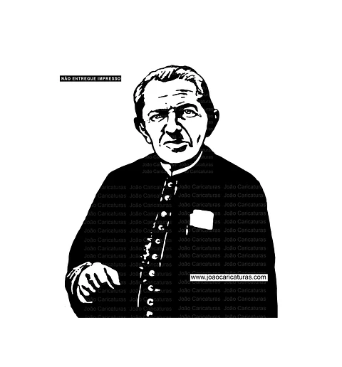 caricatura-desenho-padre-cicero-cicero-romao-batista-sacerdote-padim-cico-catolico-padroeiro-santo-juazeiro-do-norte-serra-do-catole-fieis-romaria-religioso-Corel-vetorial-vetor-imagem-preto-cordel