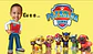Caricatura infantil personalizada, menino, menina, patrulha canina, garoto, aniversário, cães, cãozinhos - Thumbnail 4