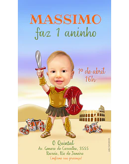 Caricatura bebê, gladiador, Aquiles, maximo, Guerreiro, tròia, 1, 2, 3, 4, 5 anos, Roma, espada, escudo, linda, exatamente igual, criança,menino