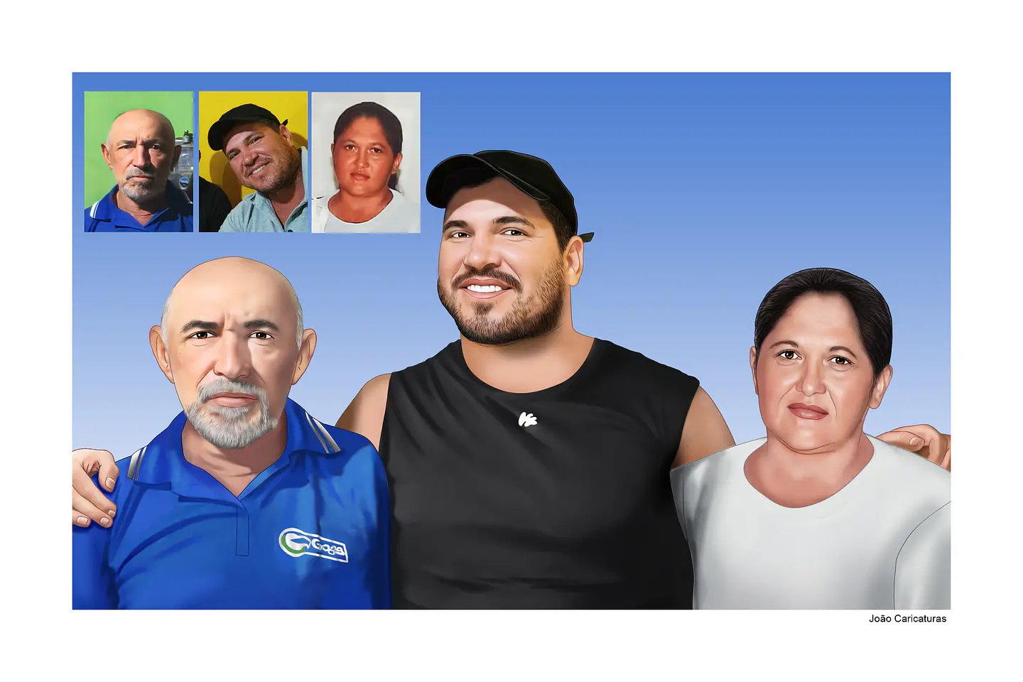 Fotomontagem Realista com Pessoas Falecidas | União de Fotos Antigas 5