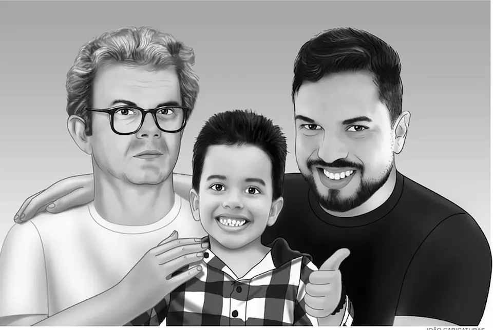 Fotomontagem Realista com Pessoas Falecidas | União de Fotos Antigas 7