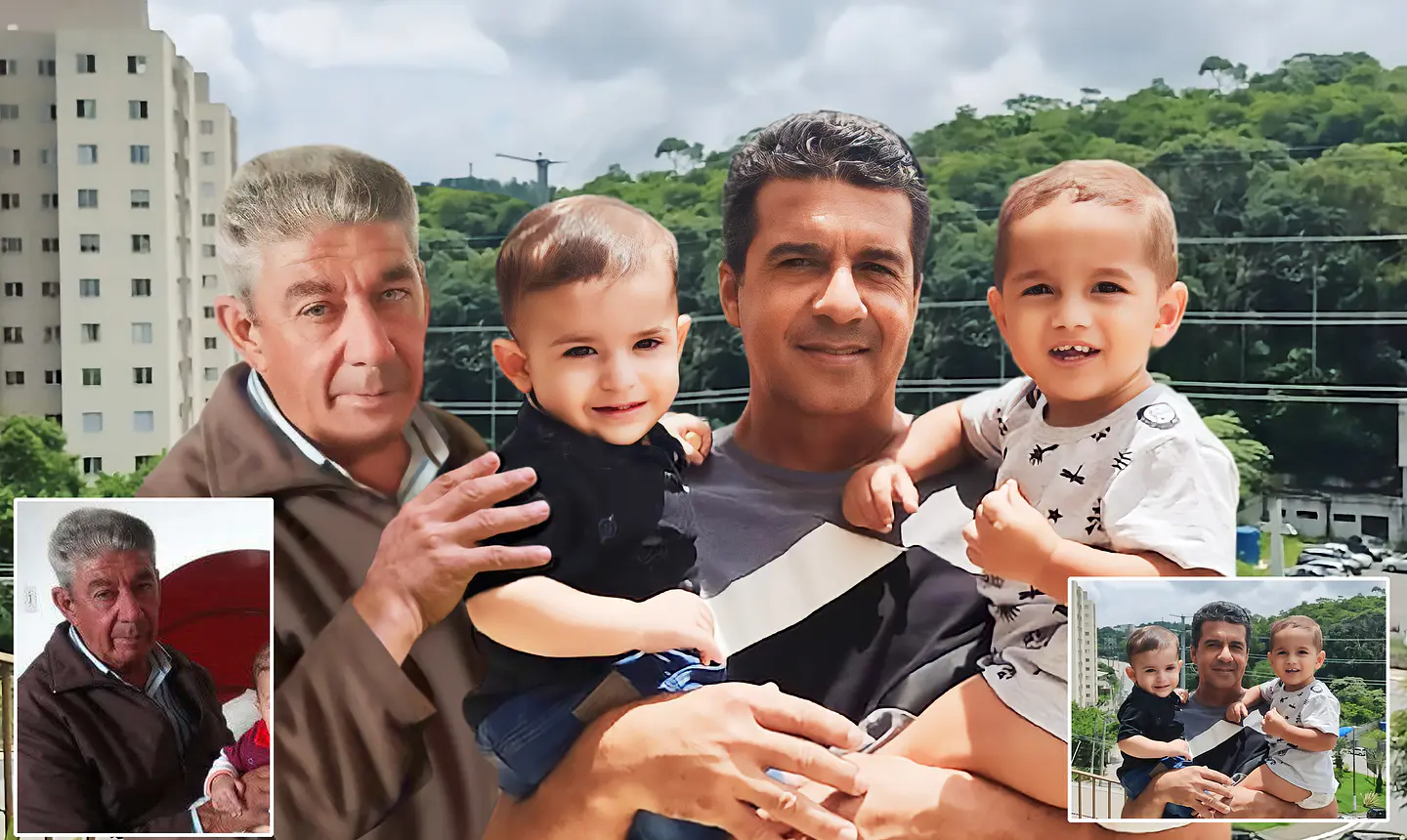 Retoque e edição para colocar outra pessoa na mesma foto de família, pai, filho, tio, tia, avó, avô, amigos, criação de foto de família toda junta,  foto família para presentear 2