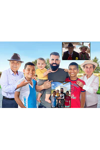 Crio uma nova foto ao lado daquela pessoa que você tanto ama mas que já faleceu. Presente personalizado que emociona a família lado de quem infelizmente morreu sem deixar uma foto junto