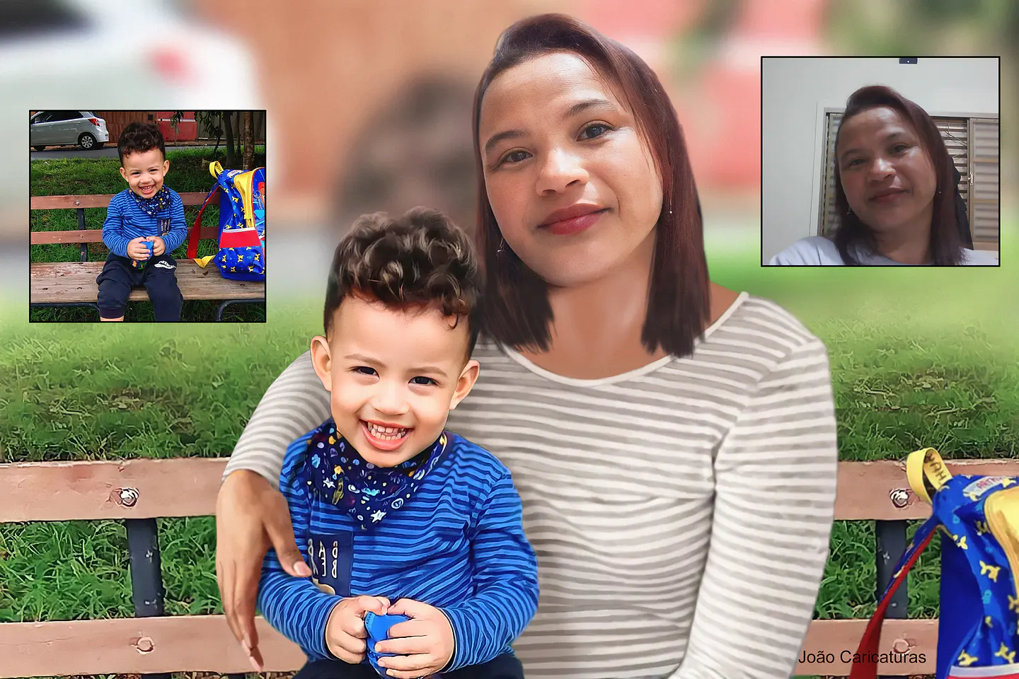 Crio uma nova foto ao lado daquela pessoa que você tanto ama mas que já faleceu. Presente personalizado que emociona a família lado de quem infelizmente morreu sem deixar uma foto junto 1