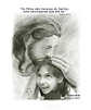Montagem Primeira Comunhão, Eucaristia, Deus, foto, menina, filho,  Cristo , Jesus, com criança, garota, abraçando, protegendo, memória eterna, nos braços , acolhida - Thumbnail 3