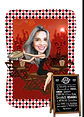 Caricatura Digital Feminina Tema Boteco – Personalizada por Foto - Thumbnail 2