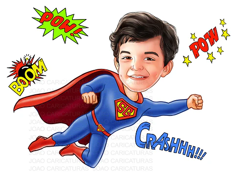  Caricatura digital, tartaruga, caipira, fazendinh, ninja buzzy woody, junina, mickey, jogador, festinha anivers, filho criança bebê menino, voando, super, boy, bola, batman, roqueiro, patrulha canina