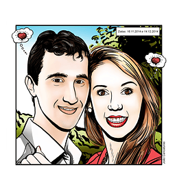 Desenhos e caricaturas lindas de casais apaixonados estilo hq traço com cor super moderno presente de namoro crush quadro banner presente moderno boa idéia fino surpresa melhor  idéia aniversário boda