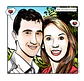 Desenhos Digitais Super Personalizados no Estilo História em Quadrinhos um belo presente que surpreende. Encomende o seu agora! - Thumbnail 3