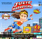 Caricatura Infantil Menina Maravilha | Tema Mulher Maravilha - Thumbnail 1