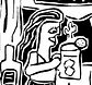Desenho Personalizado Estilo Cordel Histórias Nordestinas Desenho a Traço Cordel Digital  Cultura Popular  Tradições Nordestinas Ilustração Xilografia Xilogravura - Thumbnail 4