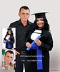 Homenagem de Formatura com Pai Falecido – Montagem de Fotos Personalizada - Thumbnail 1