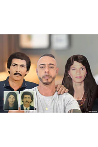 Unir fotos atuais com fotos antigas, juntando pessoa falecida, editando, melhorando qualidade das fotos, foto família toda, foto antiga impressa, foto escaneada, foto recortada e adicionada a outra