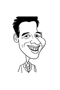Desenho de caricaturas de rosto sem cor, caricatas, com distorção, com aumentos, engraçadas, cômicas, divertidas, desenhada a mão, aniversário, sorrisão, bocão, narizão, orelhão, narigão, namorada