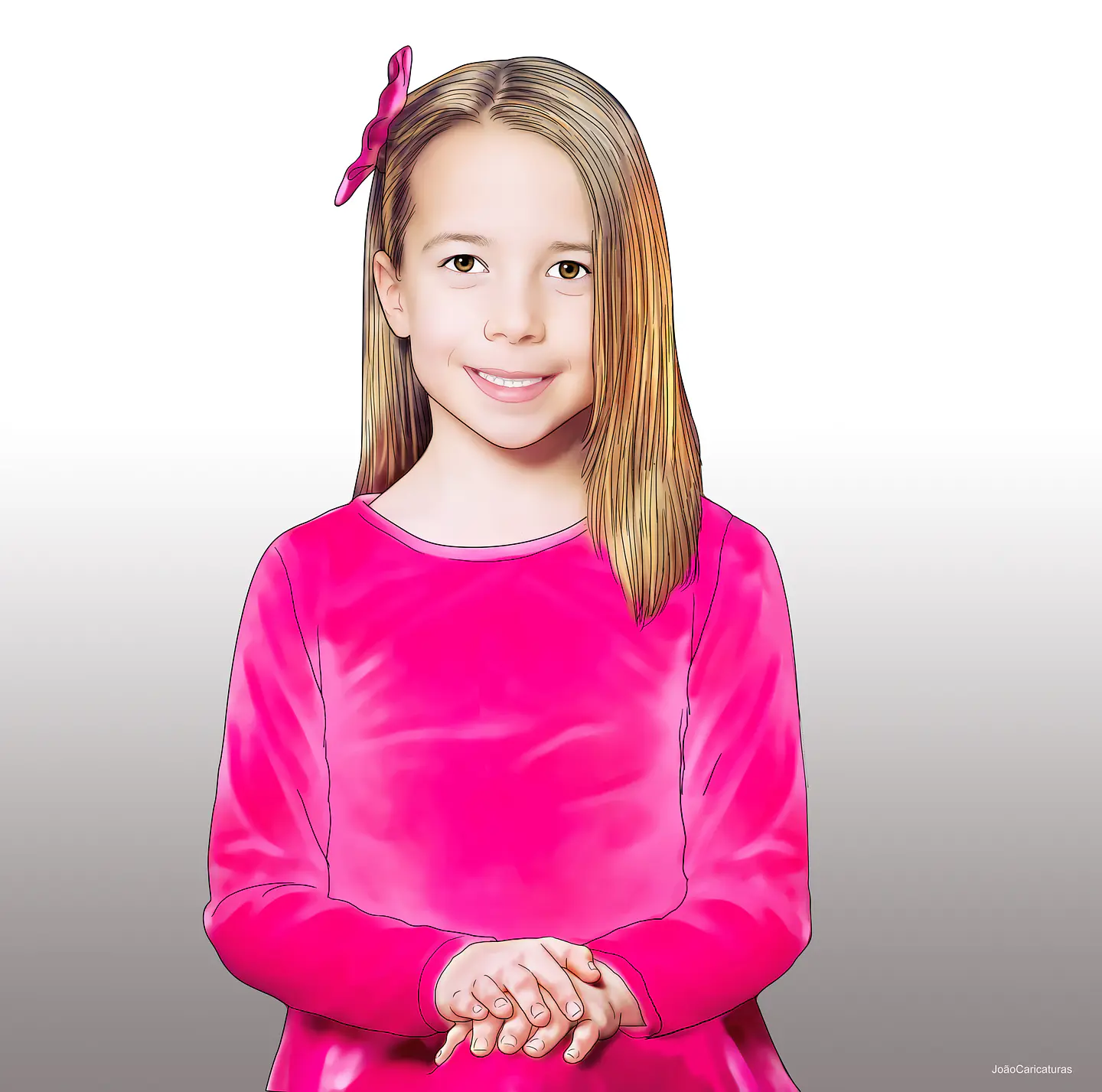 Desenho Realista de Família Personalizado 5