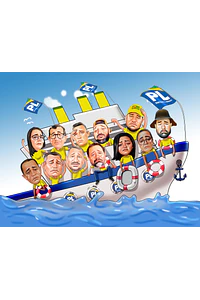 Desenho  de caricaturas ou vídeos de deboche político, tirando sarro, memes, zoando politicamente