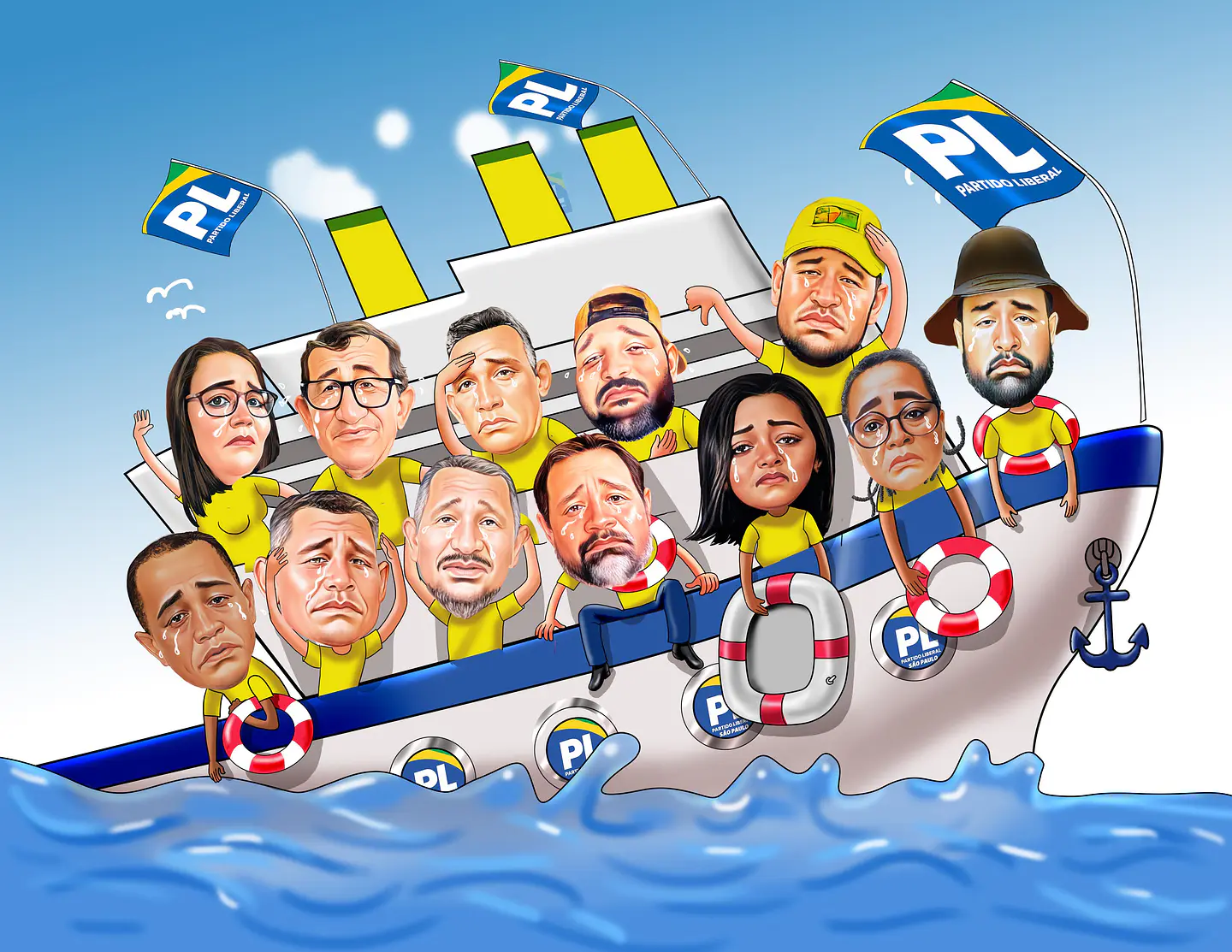 Desenho  de caricaturas ou vídeos de deboche político, tirando sarro, memes, zoando politicamente 4