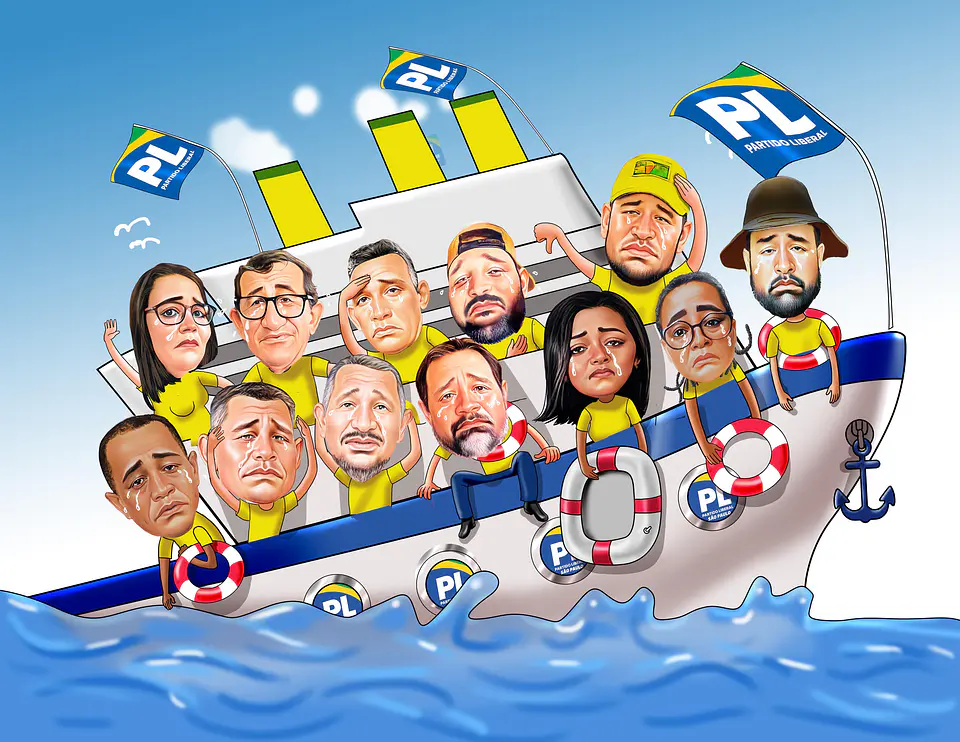 Desenho  de caricaturas ou vídeos de deboche político, tirando sarro, memes, zoando politicamente 4