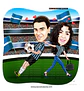 Caricatura digital de casal bodas namorados namoro abraçados aniversário camisa time grêmio celular cerveja chopp rosto normal Santos. gostosa internacional times sereia mulherão  - Thumbnail 5