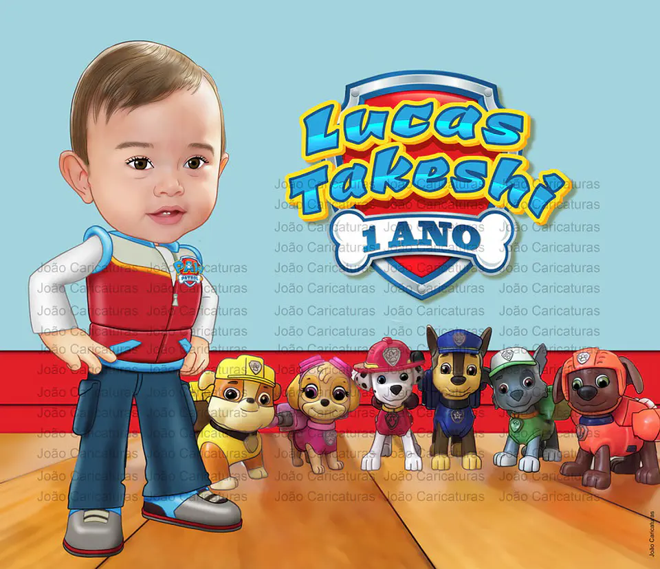  Caricatura digital, tartaruga, caipira, fazendinh, ninja buzzy woody, junina, mickey, jogador, festinha anivers, filho criança bebê menino, voando, super, boy, bola, batman, roqueiro, patrulha canina 5
