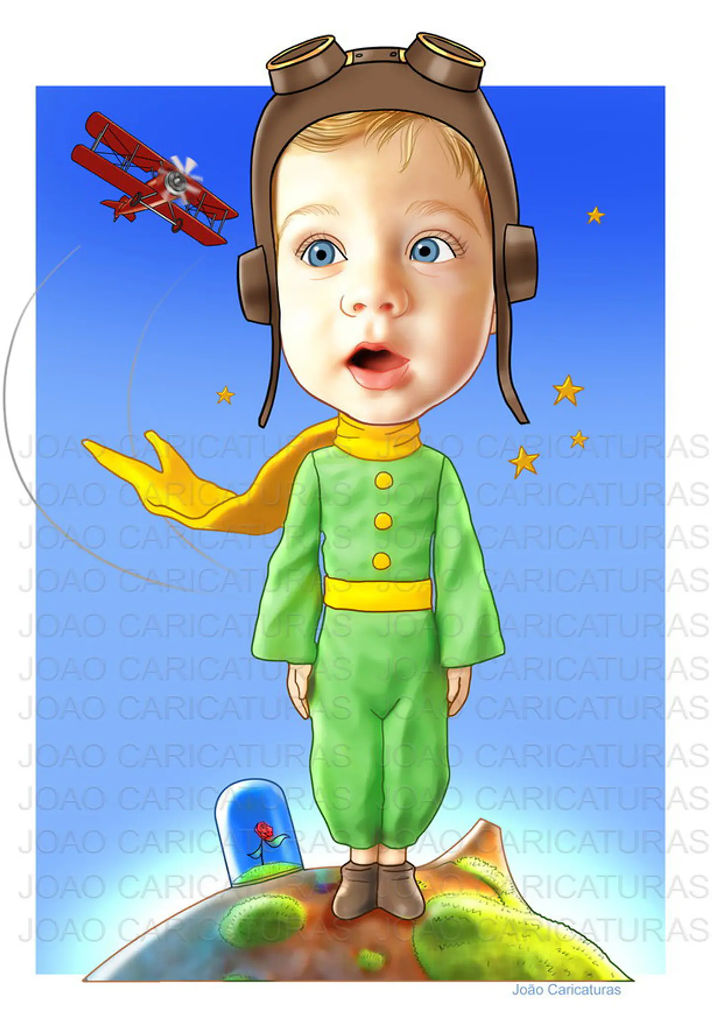 Linda e perfeitas caricaturas em oferta e promoção  crianças bebês rostinhos naturais e delicados fofinhos Pequeno Príncipe aeroplano nenens lindos planeta flor estrelinhas capuz capacete de aviador 3