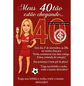 Caricatura mulher torcedora brindando aniversário fluminense palmeiras corinthias time bonita festa comemoração imprimir boteco champanhe  - Thumbnail 2