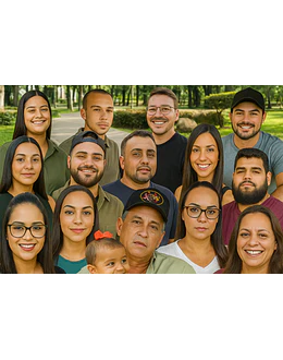 💖 Fotomontagem Realista – Junte quem você ama em uma única imagem