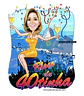 Caricatura de Aniversário Feminina no Trio Elétrico | Tema Micareta Carnaval (20, 30, 40, 50, 60 anos) - Thumbnail 3