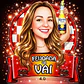 Caricatura Personalizada Feminina Tema Boteco | Convite e Banner para Aniversário - Thumbnail 7