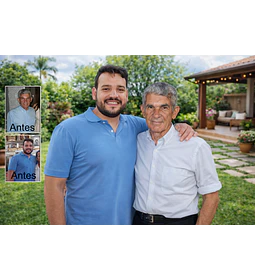 Fotomontagem com Pessoas Falecidas | Homenagem Especial