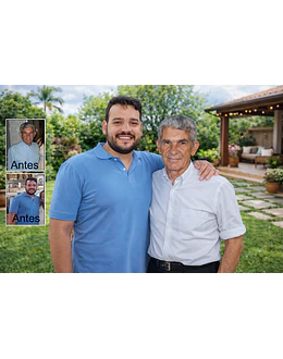 Fotomontagem com Pessoas Falecidas | Homenagem Especial
