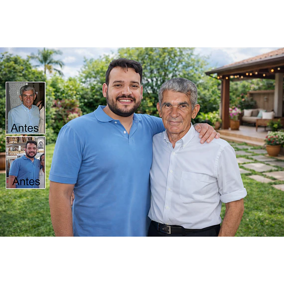 Fotomontagem com Pessoas Falecidas | Homenagem Especial