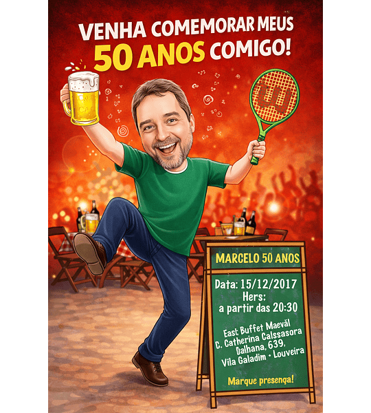 Caricatura Personalizadas no melhor Estilo para Comemorar seu Aniversário ou Momento Especial. Encomende Já!