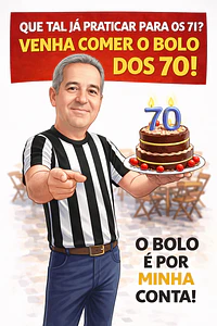 Caricatura Digital Tema Boteco | Convite Divertido e Personalizado