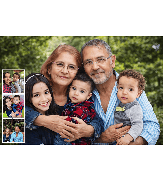 Fotomontagem com Pessoas Falecidas | Transforme Fotos em Homenagem