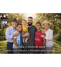 Fotomontagem com Pessoas Falecidas | Transforme Fotos em Homenagem