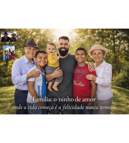 Fotomontagem com Pessoas Falecidas | Transforme Fotos em Homenagem