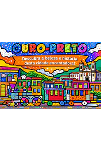 Poster Decorativo Ouro Preto MG | Arte Criativa e Vibrante