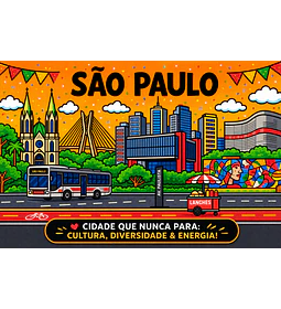 Quadro Colorido Ouro Preto | Arte Brasileira Moderna com Paisagem de São Paulo Ouro Preto Recife Rio de Janeiro
