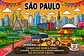 Quadro Colorido Ouro Preto | Arte Brasileira Moderna com Paisagem de São Paulo Ouro Preto Recife Rio de Janeiro - Thumbnail 4