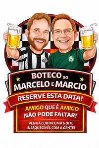 Caricatura Tema Boteco Casal | Convite ou Banner Personalizado com Seu Rosto