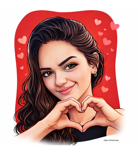 Caricatura Personalizada de Rosto, Avatar, lindo Rosto, Pessoa, Realista, Charmosa, Garota, Menina, mulher, Homem,Rapaz, Galã, Aparência. Encomende Já