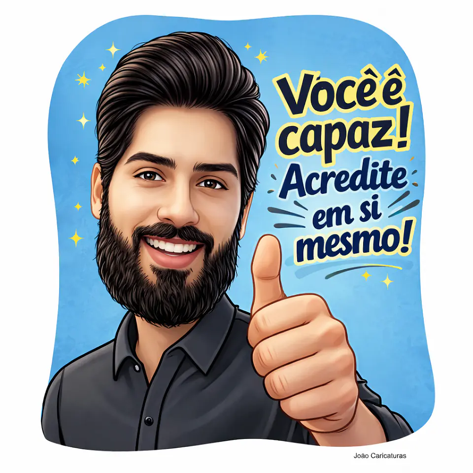Caricatura Personalizada de Rosto, Avatar, lindo Rosto, Pessoa, Realista, Charmosa, Garota, Menina, mulher, Homem,Rapaz, Galã, Aparência. Encomende Já 3
