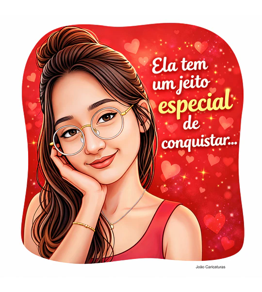 Caricatura Personalizada de Rosto, Avatar, lindo Rosto, Pessoa, Realista, Charmosa, Garota, Menina, mulher, Homem,Rapaz, Galã, Aparência. Encomende Já