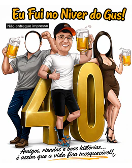 Convite Digital com Caricatura Personalizada – Exclusivo para Festas e Aniversários