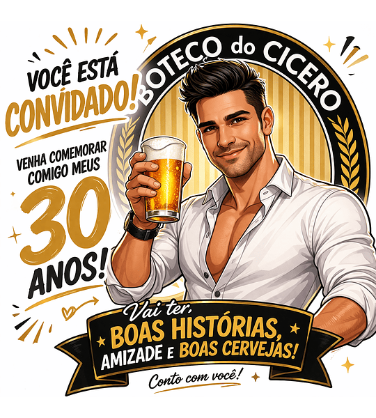 Transforme seu evento em algo INESQUECÍVEL! Peça já a sua Caricatura Personalizada para fazer um Convite Inesquecível para sua festa