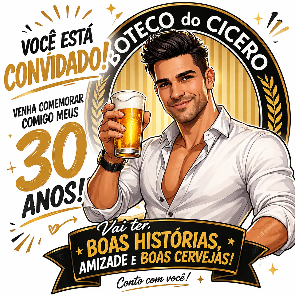 Caricatura para Convite de Aniversário | Arte Personalizada e Divertida 4